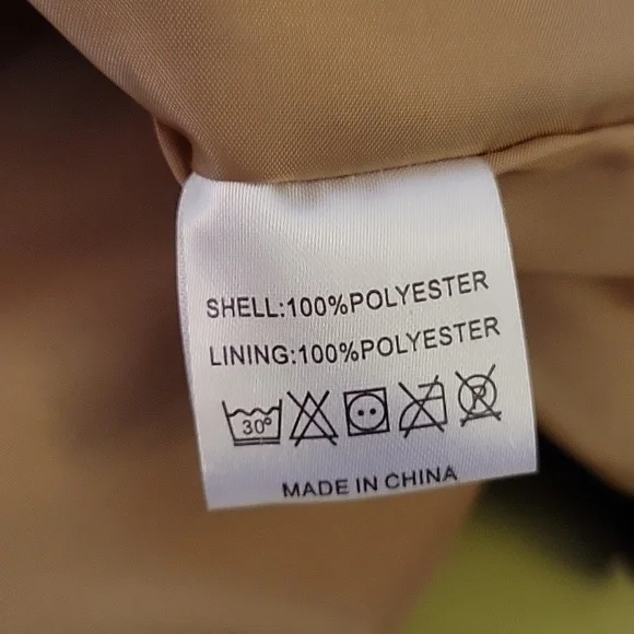 Risissida double breasted trench coat water resistant loose oversize Medium New… - Picture 7 of 12